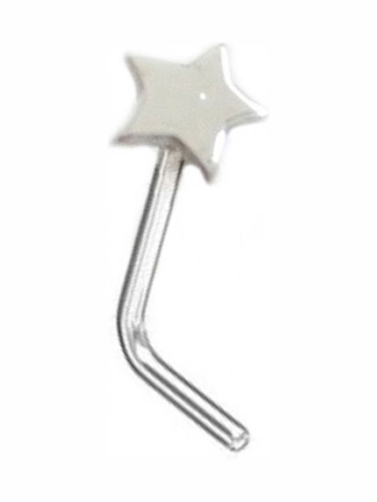 Nose Piercing Made of 14K Platinum