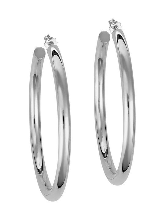 Earrings Hoops made of Silver