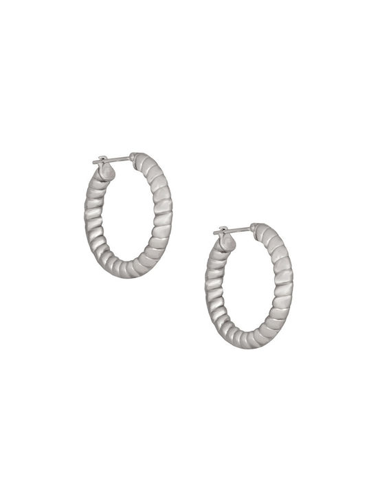 Earrings Hoops made of Steel Gold Plated