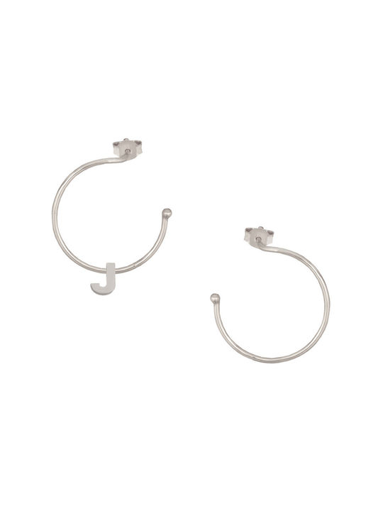 Earrings Hoops made of Silver