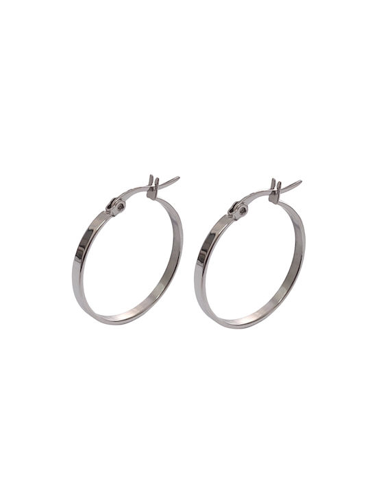 Earrings Hoops made of Steel Gold Plated