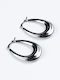 Cuoro Earrings Hoops made of Steel Gold Plated