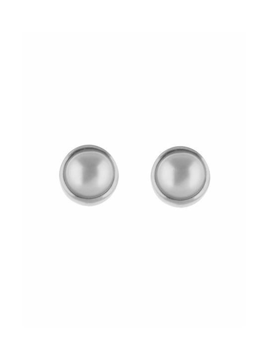 Earrings made of Silver with Pearls