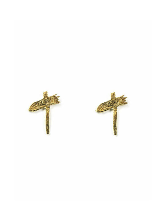 Earrings made of Silver Gold Plated