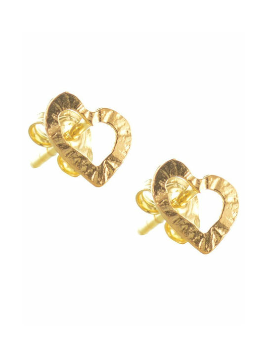 Earrings made of Silver Gold Plated