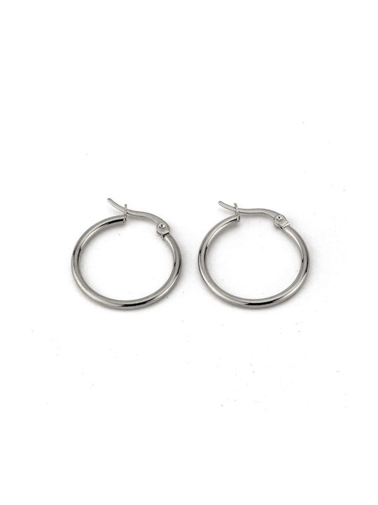 Earrings Hoops made of Steel