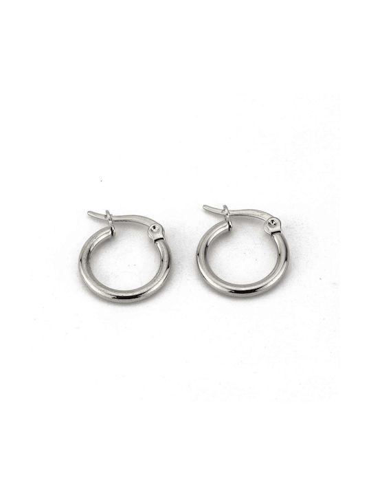 Earrings Hoops made of Steel