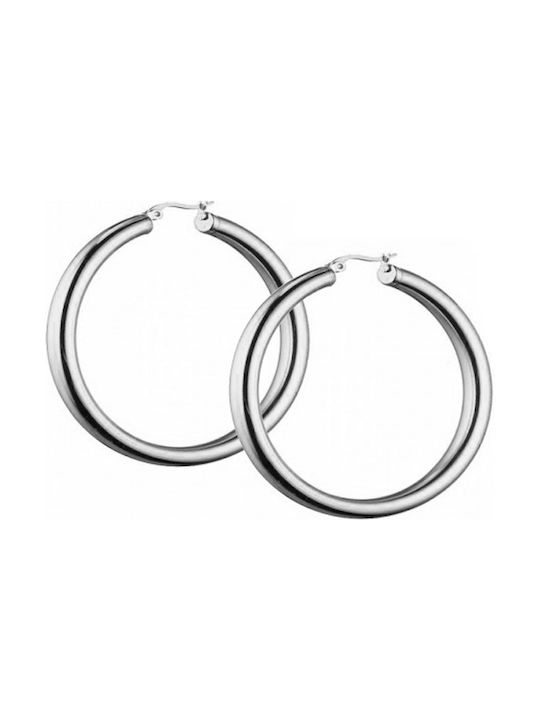 Earrings Hoops made of Steel Gold Plated