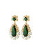 Dyrberg/Kern Lucia Earring Earrings made of Steel Gold Plated with Stones