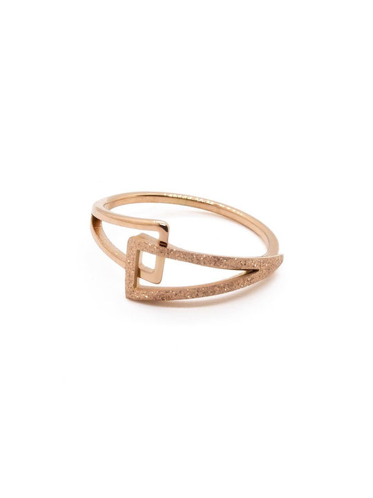 Women's Gold Plated Steel Ring