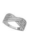 SilverStyle Damen Ring mit Steinen aus Silber