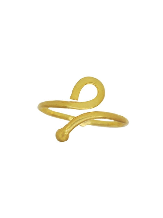 Women's Gold Plated Silver Toe Ring