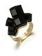 Women's Gold Plated Brass Ring