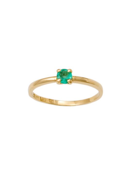 Women's Gold Ring with Stone 18K