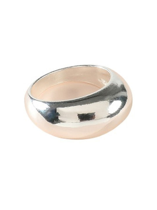 Damen Chevalier Ring Vergoldeter