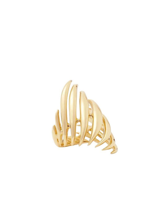 Women's Gold Plated Brass Ring