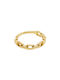 Women's Ring from Steel Gold Plated