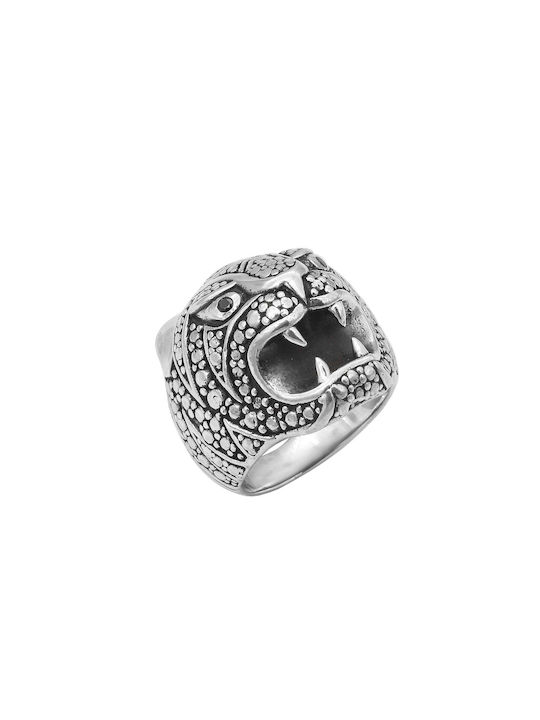 Damen Ring aus Silber Vergoldeter