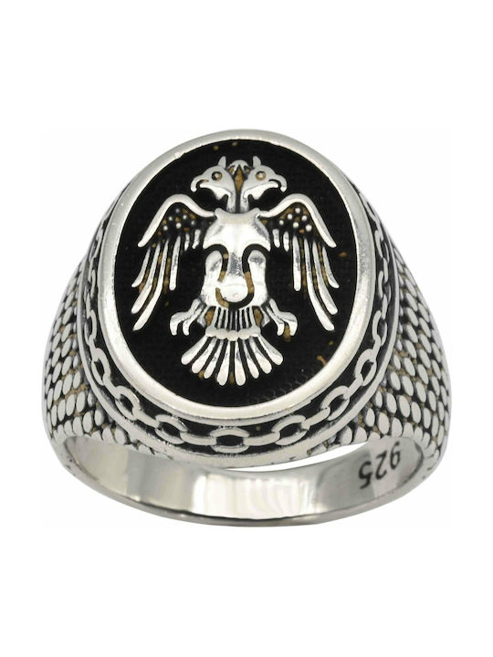 Herren Ring aus Silber Vergoldet