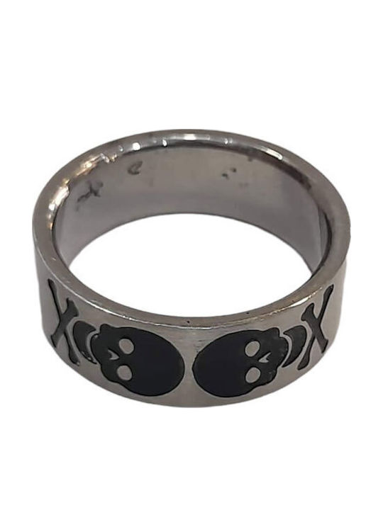 BD Jewelery Ανδρικό Δαχτυλίδι από Ατσάλι Επιχρυσωμένο