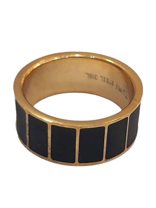 BD Jewelery Γυναικείο Δαχτυλίδι από Ατσάλι Επιχρυσωμένο