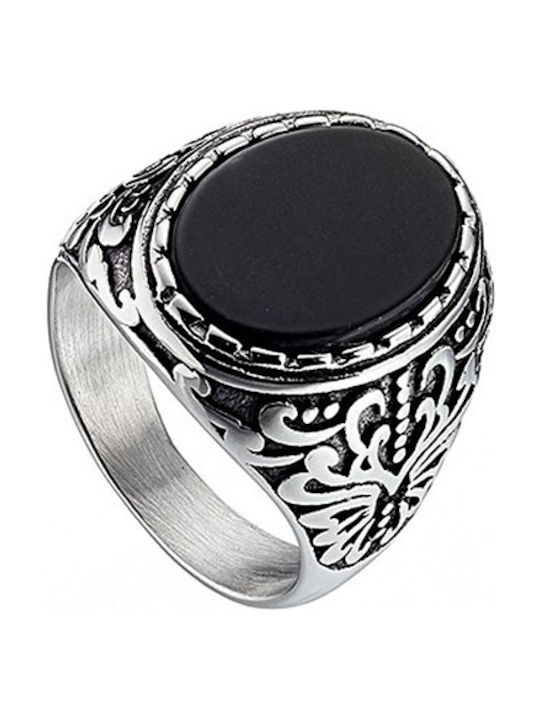 SOFI Men's Gold Plated Steel Ring