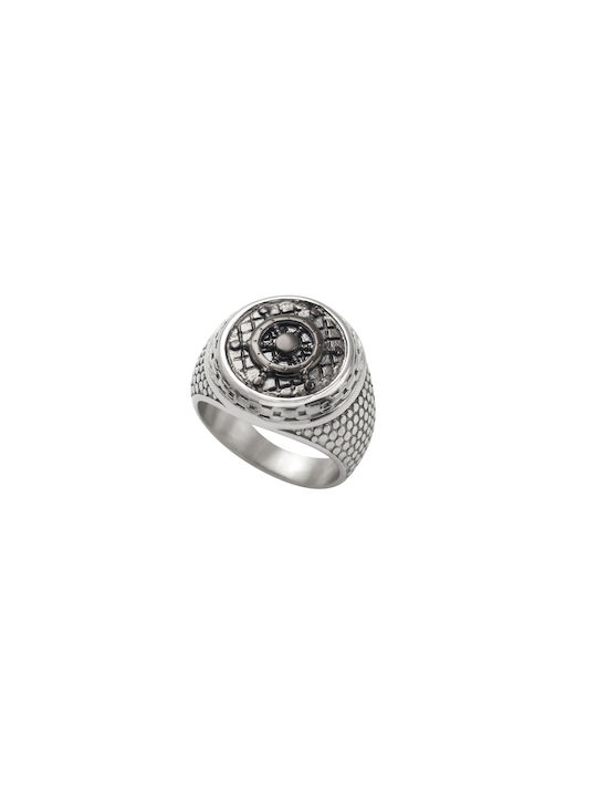 Tribute Men's Steel Ring