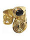 Women's Gold Plated Brass Ring