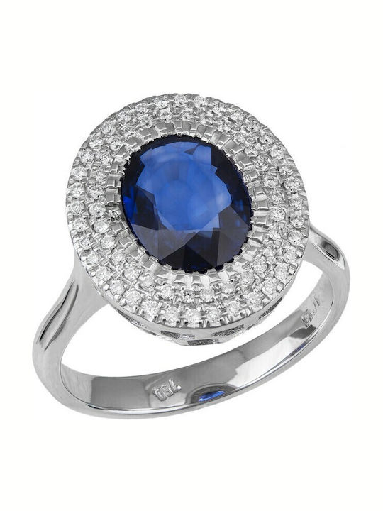 Women's Eternity Band White Gold 18K