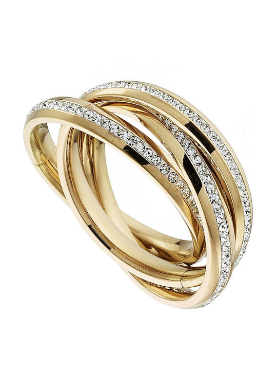 SOFI Women's Gold Plated Steel Eternity Ring