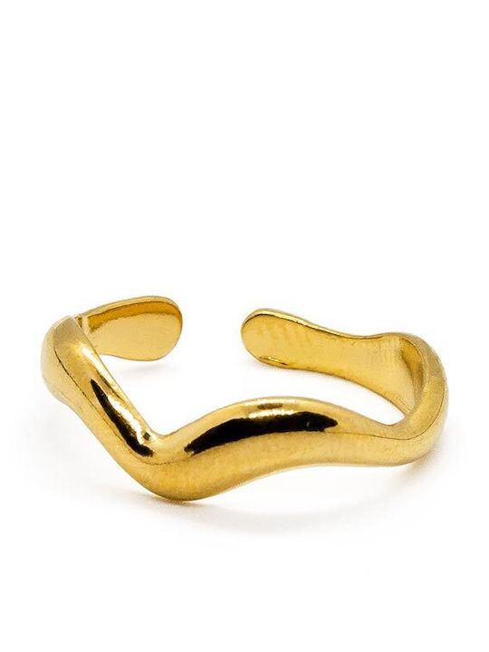 Piercing.gr Γυναικείο Δαχτυλίδι από Ατσάλι Επιχ...