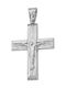 White Gold Cross 9K