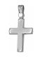 White Gold Cross 14K