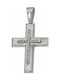 White Gold Cross 14K