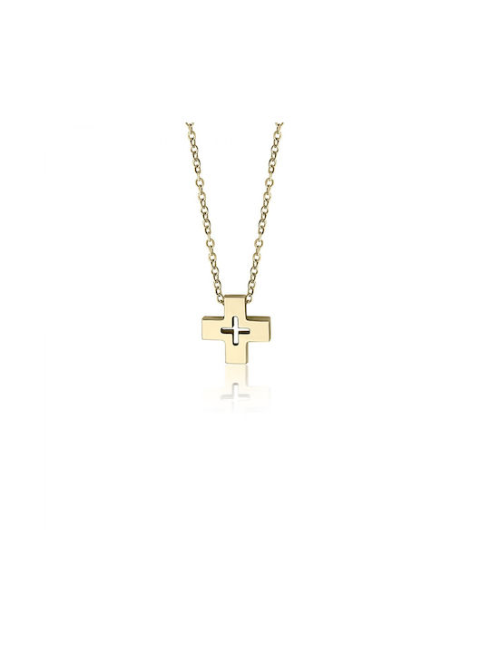 Gold Cross 14K with Chain