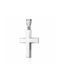 White Gold Cross 14K