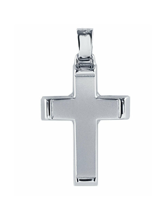 White Gold Cross 14K