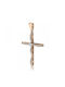 Rose Gold Cross 18K