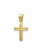 Damen Gold Kreuz 14K