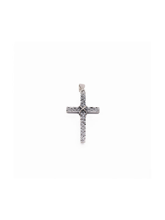 Men's Cross Double Sided from Silver