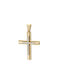 Damen Gold Kreuz 14K