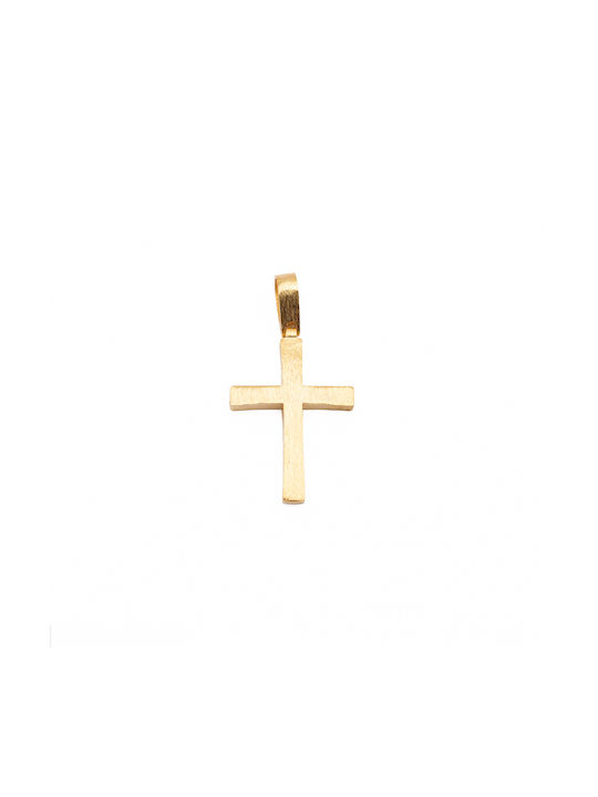 Men's Cross from Gold Plated Silver