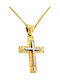 Women's Gold Cross 14K with Chain