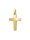 Damen Gold Kreuz 14K Beidseitig