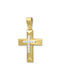 Damen Gold Kreuz 14K