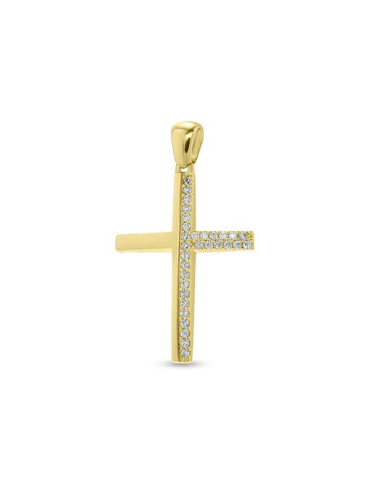 Femeiesc Aur Cruce 14K