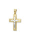 Men's Gold Cross 14K with the Crucified