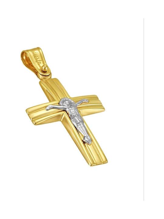 Gold Kreuz 14K mit dem Gekreuzigten