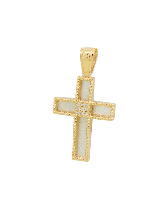 Femeiesc Aur Cruce 14K