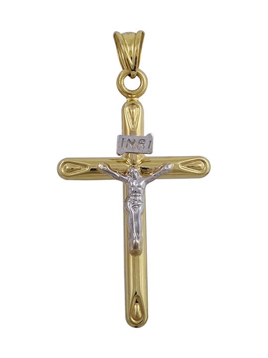 Gold Cross 14K with the Crucified